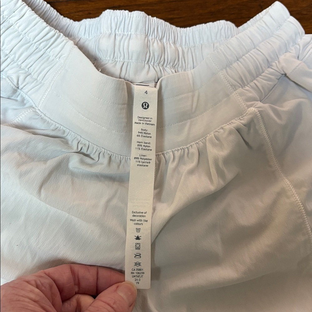 lululemon athletica White Athletic Shorts - Picture 8 of 9